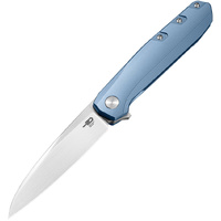 9 Framelock Ti Blue