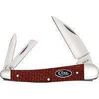 Seahorse Whittler Red Burlap
