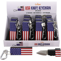 USA Knife Keychain 12 Pack