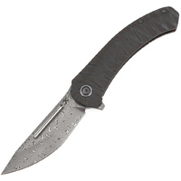 Hira Framelock Damascus
