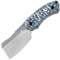 Korvid S Fixed Blade Bl/W CF