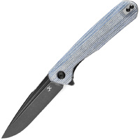 Qilin Linerlock Blue Micarta