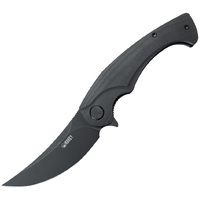 Scimitar Liner Lock. Black Out