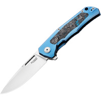 Q4TTRO Framelock Blue Ti
