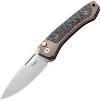 Twain Button Lock CF Brn