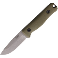 F3 EDC Fixed Blade OD Lthr