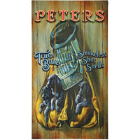 True Blue Puppies Wood Sign