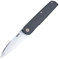 Qrick Linerlock Blk G10/CF