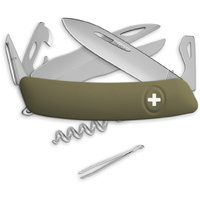 D07 Swiss Pocket Knife Olive