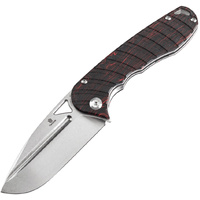 Bombur Linerlock Black and red