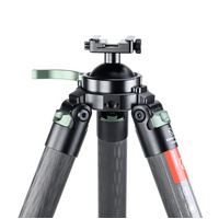 SunwayFoto T4040CS-D Hunting Tripod for Shooting Rifle Stand Carbon Fiber, 40mm, 4 Sections, load 88lbs(40kgs) with Arca-Swiss Picatinny Adapter Clamp