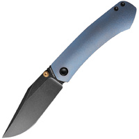 Vallhund Framelock Blue Ti